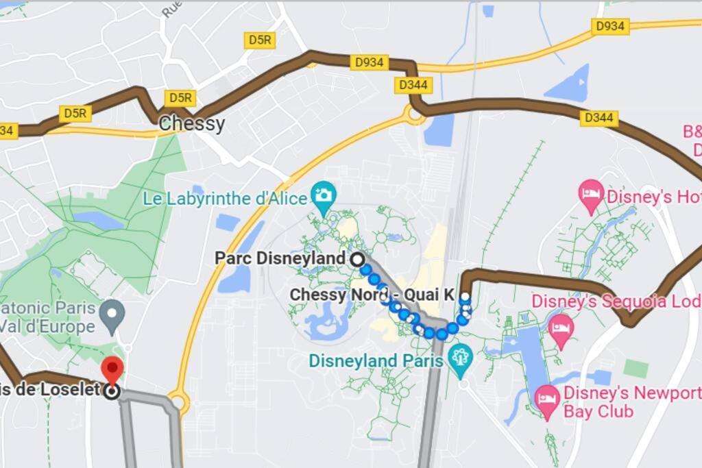 C210 Appartement Disneyland Paris Studio Montévrain Extérieur photo